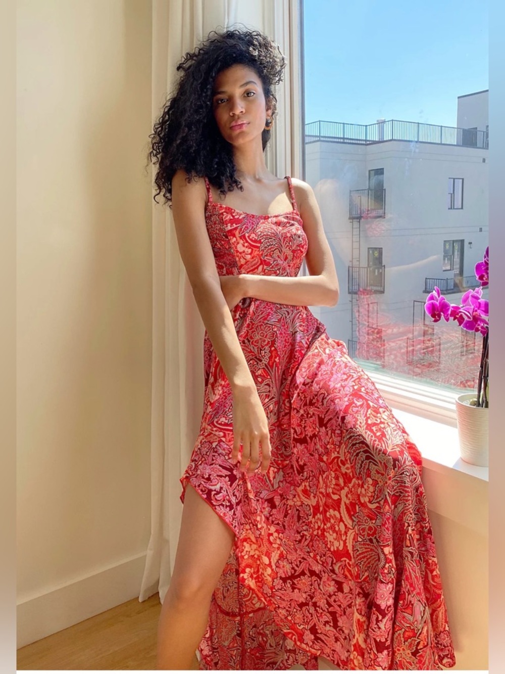 Free People [$159] Forever Yours Smocked Slip